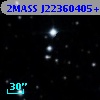2MASS J22360405+3428206