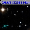2MASS J22361141+3438470