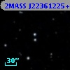 2MASS J22361225+3434339