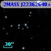 2MASS J22362640+3403447