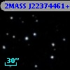 2MASS J22374461+3405328