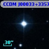 CCDM J00033+3357B