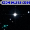 CCDM J01359+3303AB