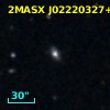 2MASX J02220327+3024229