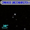 2MASS J02360573+2912313