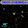 2MASS J21030453+2932543