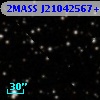 2MASS J21042567+2937320