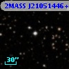 2MASS J21051446+2953302