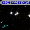 CCDM J22253+3623B