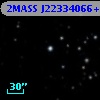2MASS J22334066+3436043