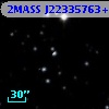 2MASS J22335763+3439205
