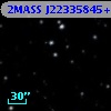 2MASS J22335845+3438352