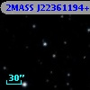 2MASS J22361194+3444586