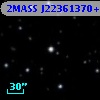 2MASS J22361370+3448423