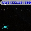 NVSS J232116+380654