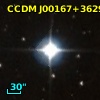 CCDM J00167+3629AB
