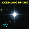 CCDM J00256+3629AB