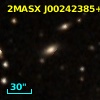 2MASX J00242385+3702255