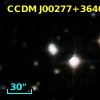 CCDM J00277+3640B