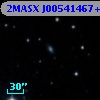 2MASX J00541467+3834522
