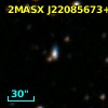 2MASX J22085673+3628297