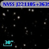 NVSS J221105+363941