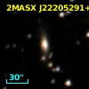 2MASX J22205291+3707206