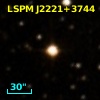 2MASS J22211290+3744497
