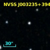 NVSS J003235+394215