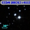 CCDM J00262+4113B