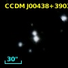 CCDM J00438+3903B