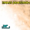 2MASS J00422608+4119147