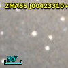 2MASS J00423310+4103283