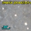 2MASX J00442305+4133065