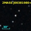 2MASS J00381980+4114307