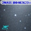 2MASS J00402623+4138472