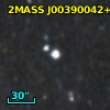 2MASS J00390042+4036236