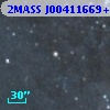 2MASS J00411669+4047371