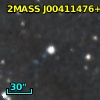 2MASS J00411476+4121280