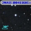 2MASS J00411605+4123239