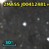 2MASS J00412481+4121098
