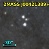 2MASS J00421389+4131501