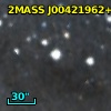 2MASS J00421962+4134009