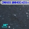 2MASS J00432421+4106098