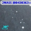 2MASS J00430363+4107136