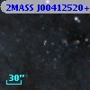 2MASS J00412520+4119443