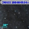 2MASS J00404934+4104362