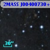 2MASS J00400730+4058205