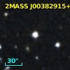 2MASS J00382915+4003324