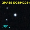 2MASS J00384205+4112508